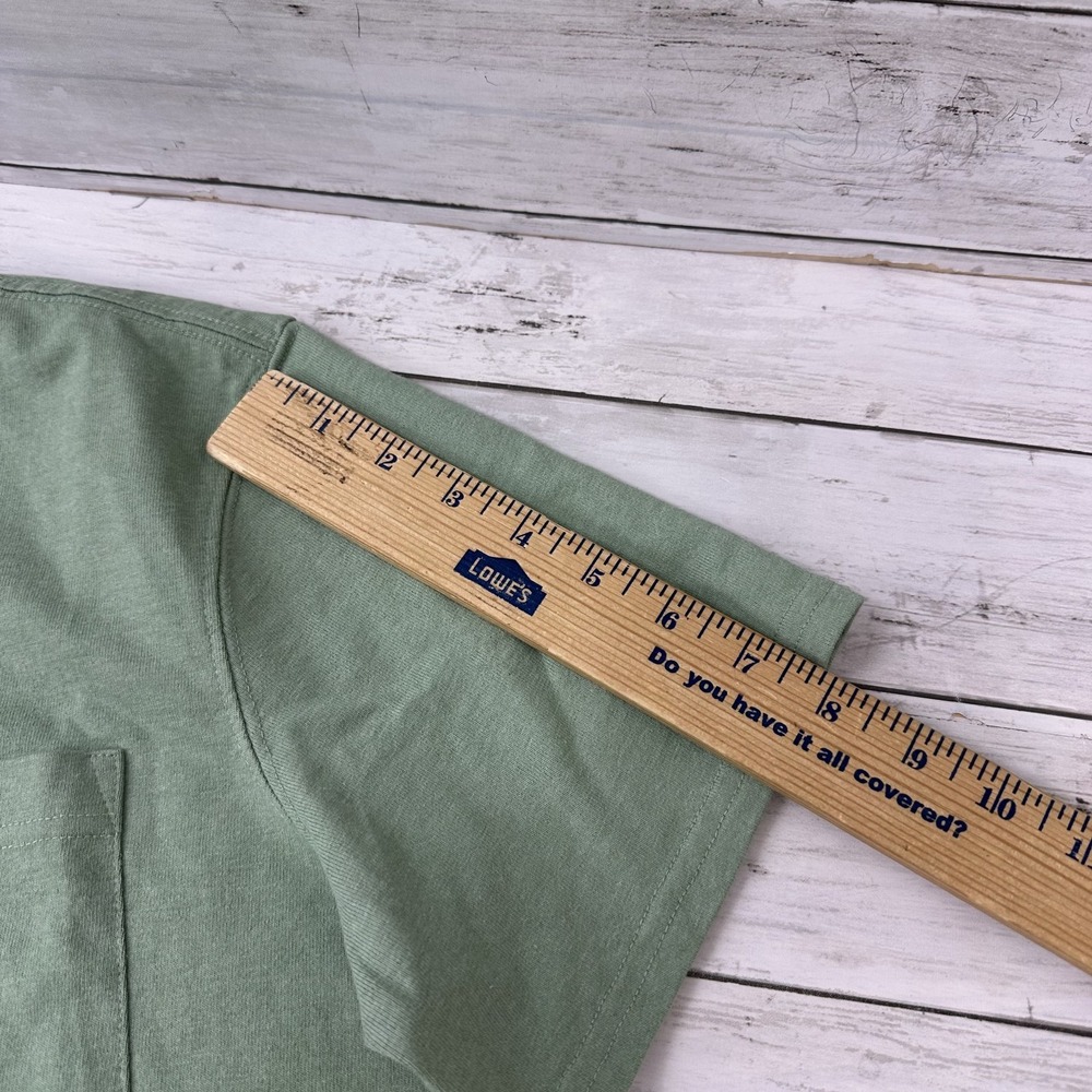 Carhartt T-Shirt Womens Large short sleeve Work‎ casual Loose fit Green K87-W - Picture 8 of 10